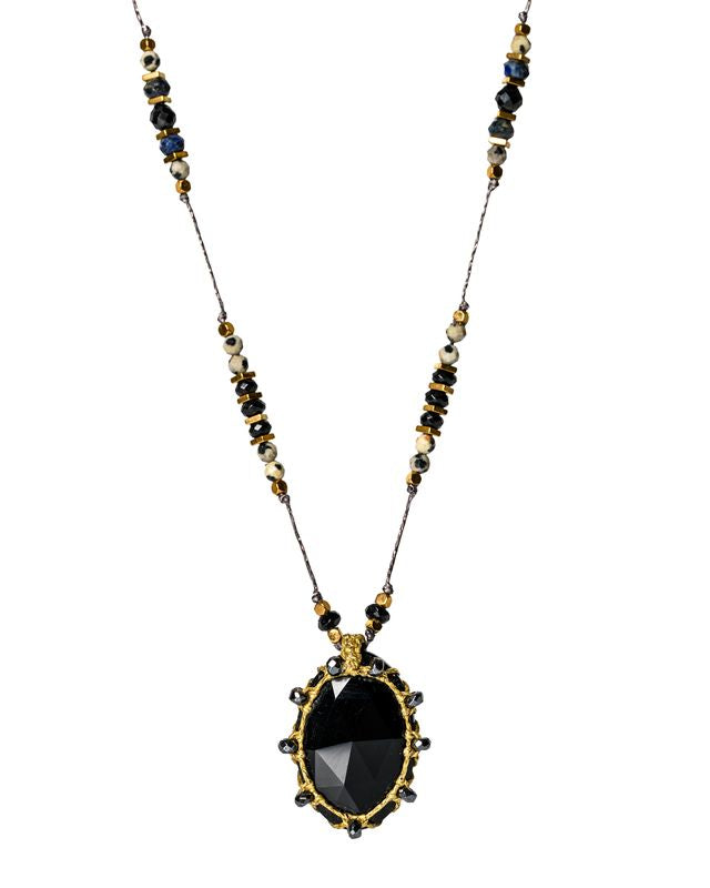 Obsidian Earthy necklace
