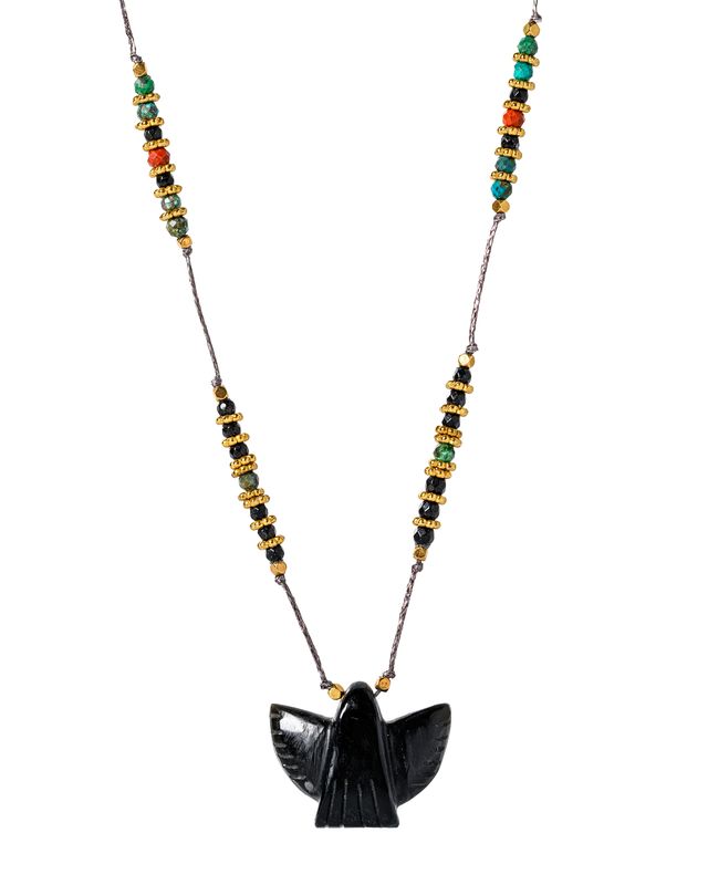 Black Eagle short Necklace