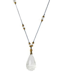 Shell from Clear Quartz Necklace