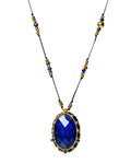 Lapis Lazuli bold long adjustable necklace