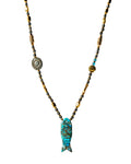 Turquoise Fish Necklace