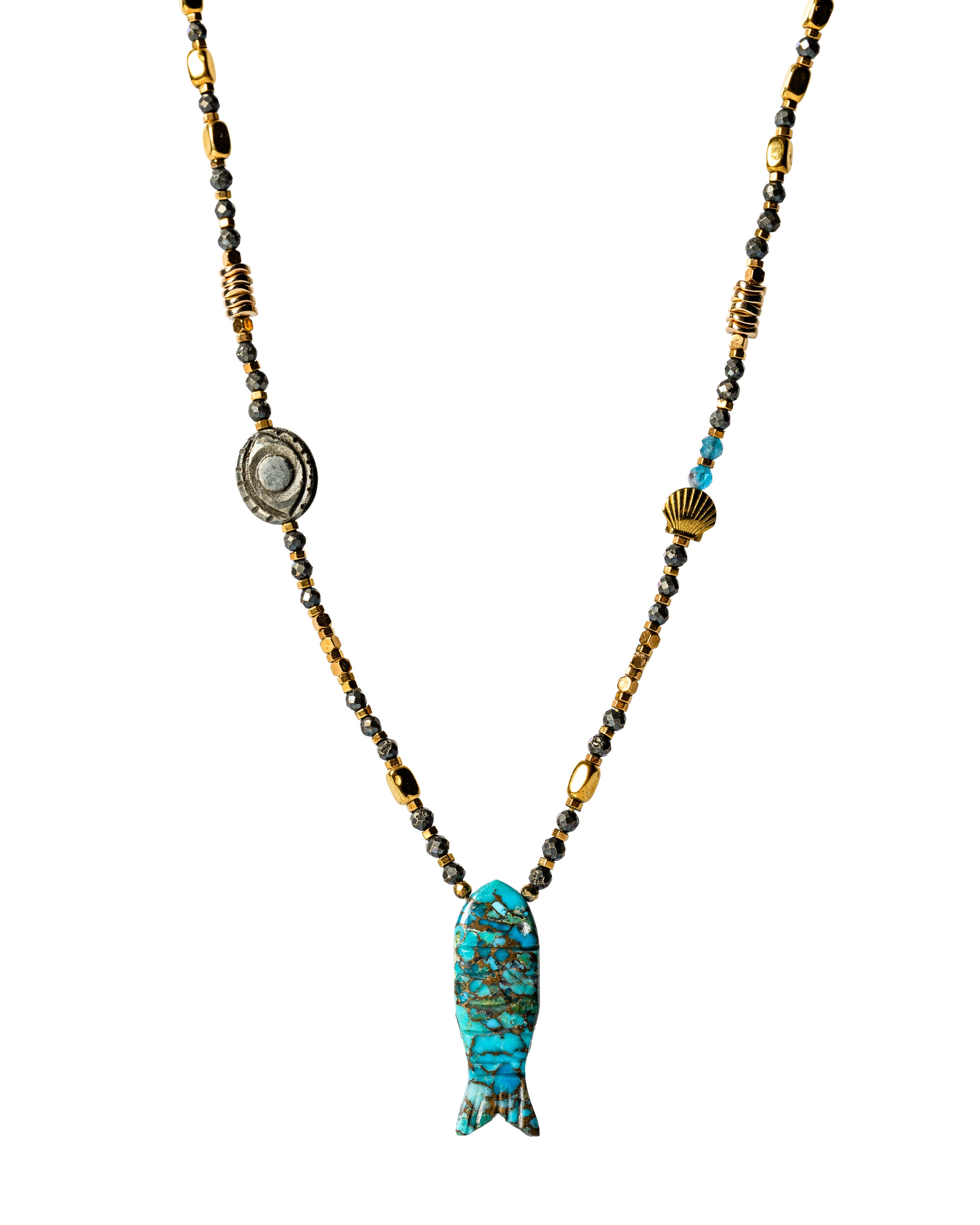 Turquoise Fish Necklace
