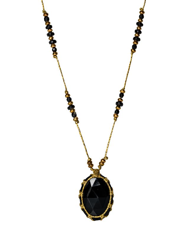 Obsidian short Necklace