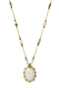 Rainbow Moonstone adjustable Necklace