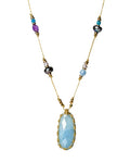 Aquamarine long Colorful