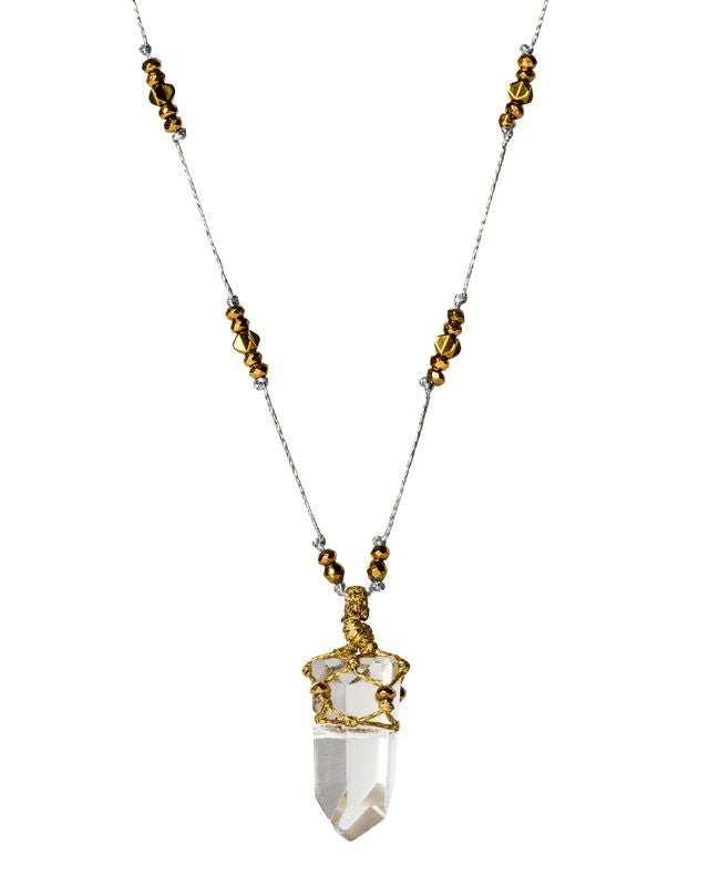 Crystal Quartz talisman necklace