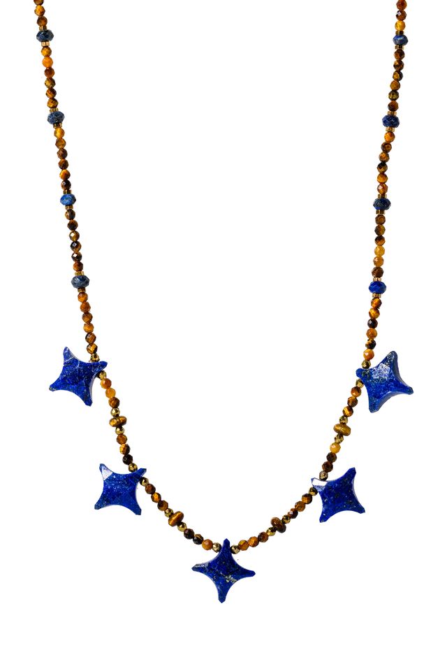 Lapis Lazuli star Necklace