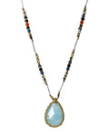 Aquamarine Earthy short necklace