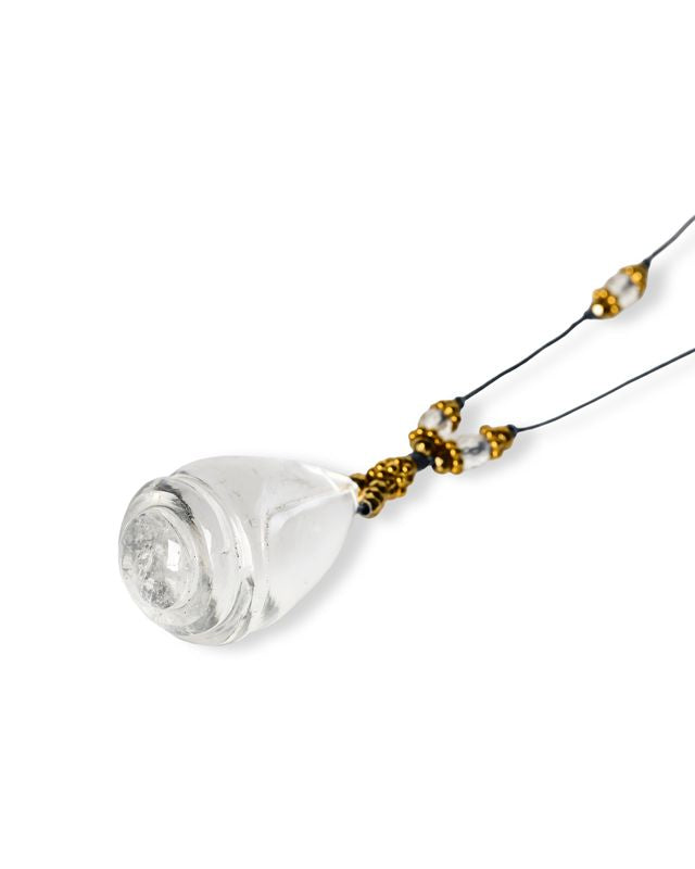 Shell from Clear Quartz Necklace