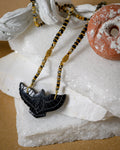 Black Onyx Eagle Necklace