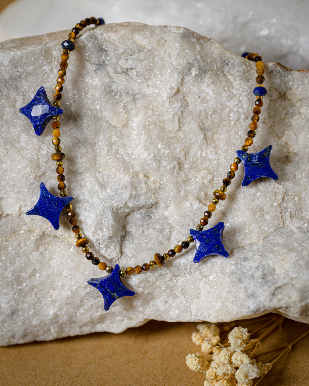 Lapis Lazuli star Necklace
