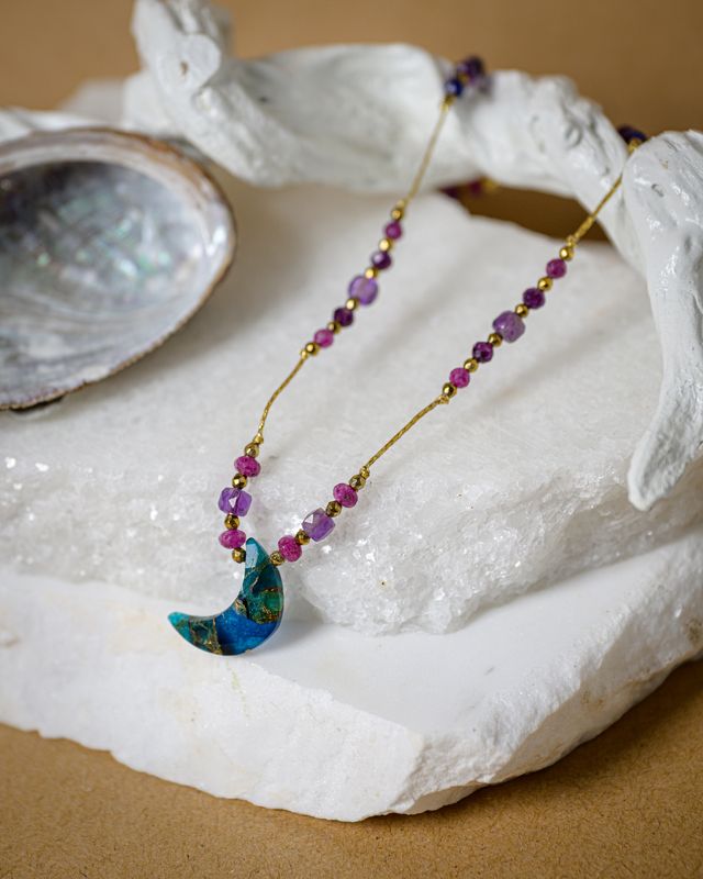 Half moon necklace