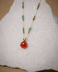 Carnelian Necklace short Necklace