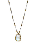 Rainbow Moonstone short Necklace