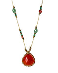 Carnelian Necklace short Necklace