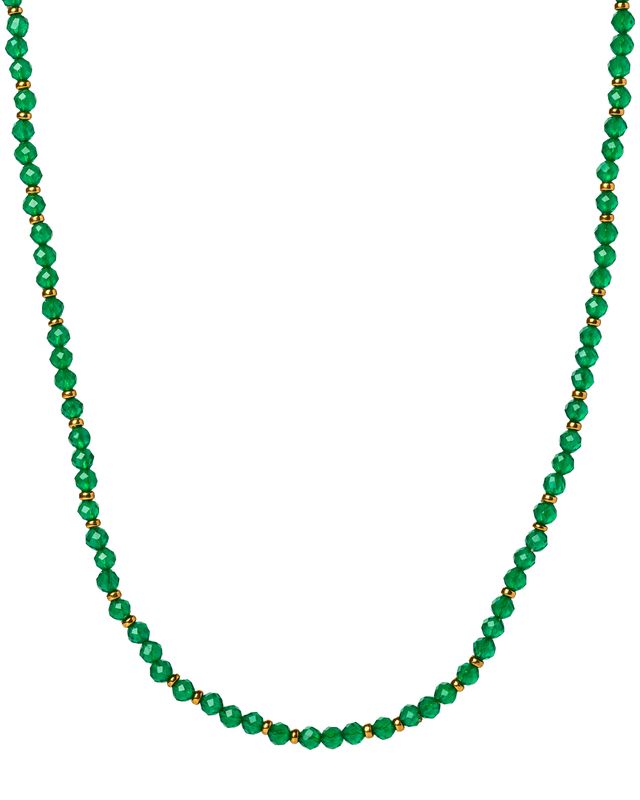 Green Onyx short necklace